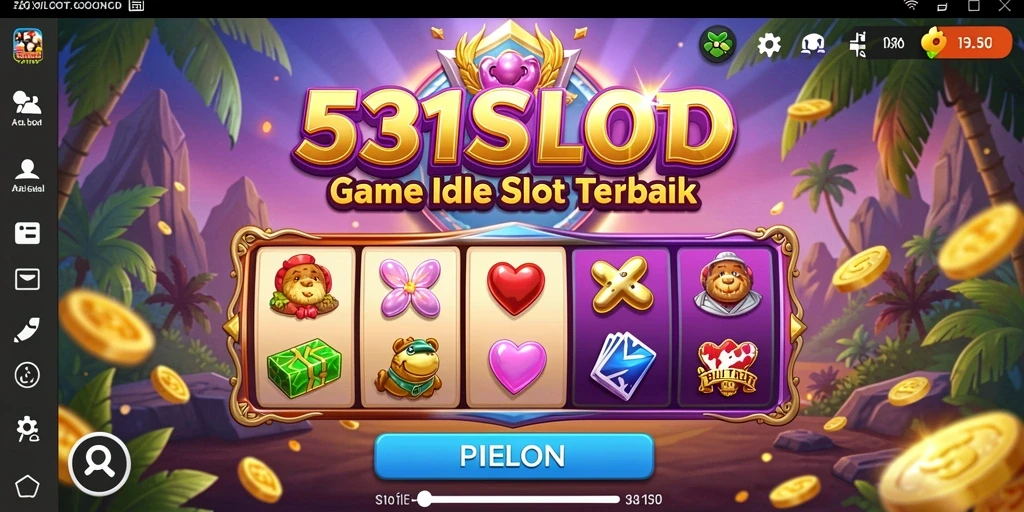 Screenshot gameplay 531SLOT menampilkan mesin slot yang berwarna-warni dan menarik.