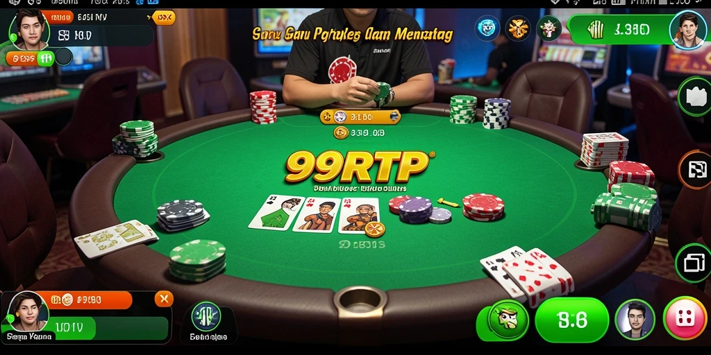 Gameplay menarik dalam permainan Poker di 99RTP.