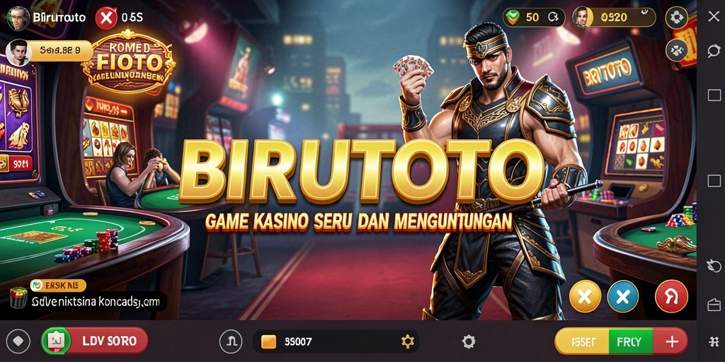 Tampilan gameplay BIRUTOTO yang menarik dan mengasyikkan.