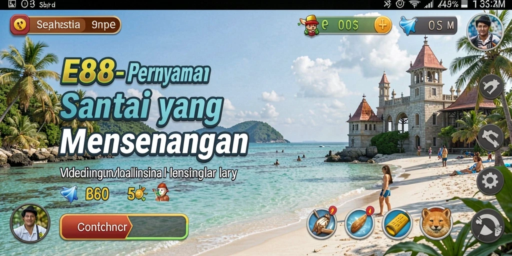 Tangkap momen seru gameplay E88 yang penuh warna.