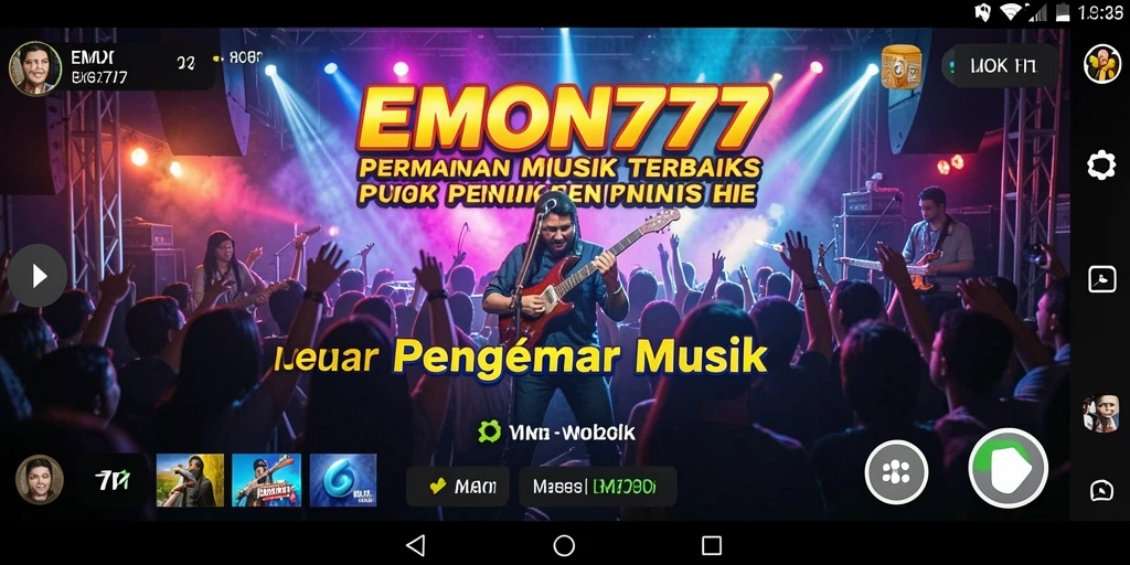 Tampilan gameplay EMON777 yang menarik dan interaktif dalam permainan musik.