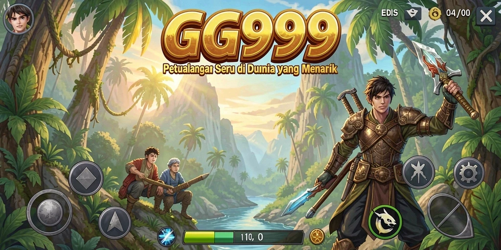 Screenshot dari gameplay GG999 yang menampilkan petualangan seru.