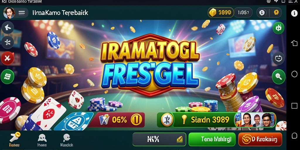 Tampilan gameplay menarik dari IRAMATOGEL yang penuh warna dan interaktif.