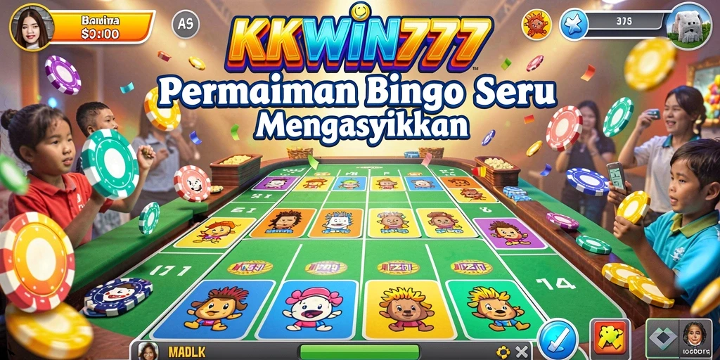 Tampilan gameplay Bingo yang seru dan penuh tantangan di KKWIN777.