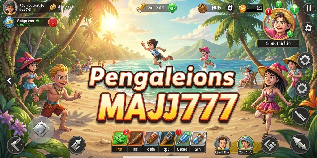 Tampilan gameplay seru di dunia simulasi MAJ777.