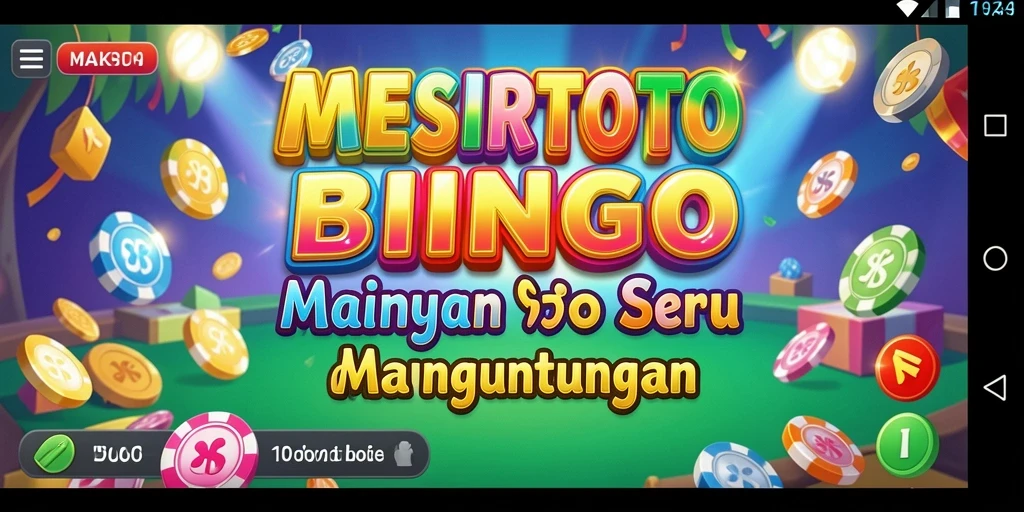 Screenshot gameplay <strong>Mesirtoto</strong> menampilkan suasana seru permainan Bingo.