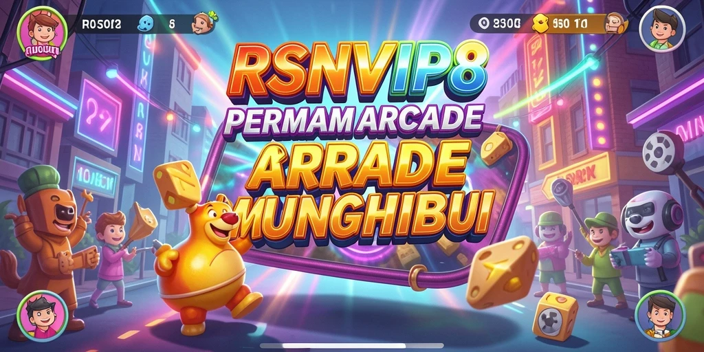 Tampilan gameplay RSNVIP8 yang seru dan penuh warna.