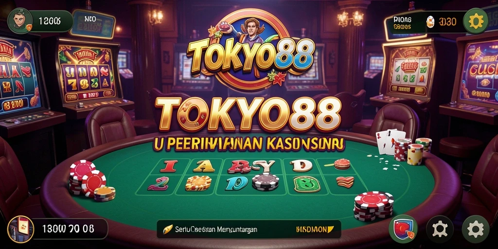 Tampilan gameplay Kasino yang menarik di TOKYO88.