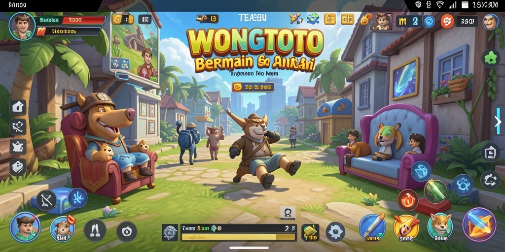 Tangkapan layar gameplay seru dari WONGTOTO yang penuh warna.